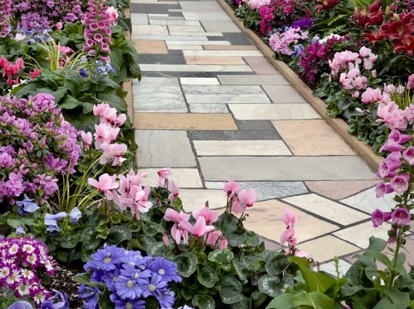 Garden Path Installation in Windsor