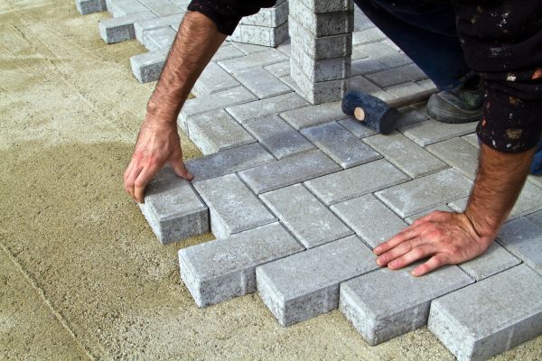 Concrete Paver Installation in Windsor