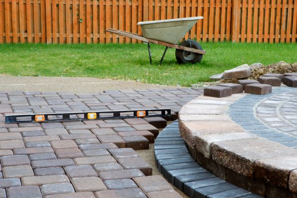 Patio Brick Installation in Windsor