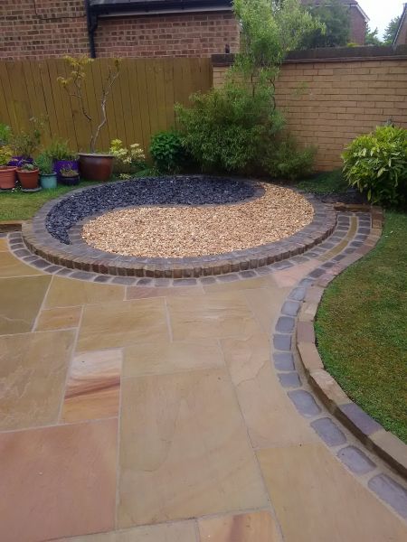 Sandstone Patio Installation in Windsor